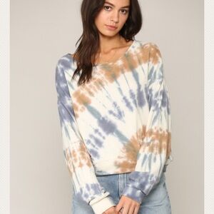 MOONSTONE Tie Dye French Terry Sweatshirt